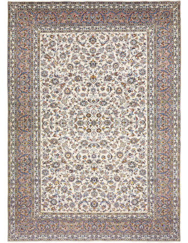 Tappeto Originale Kashan Persia 284x396 Crema B