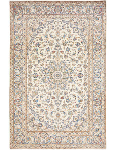 Tappeto Originale Kashan Persia 197x302 Crema B
