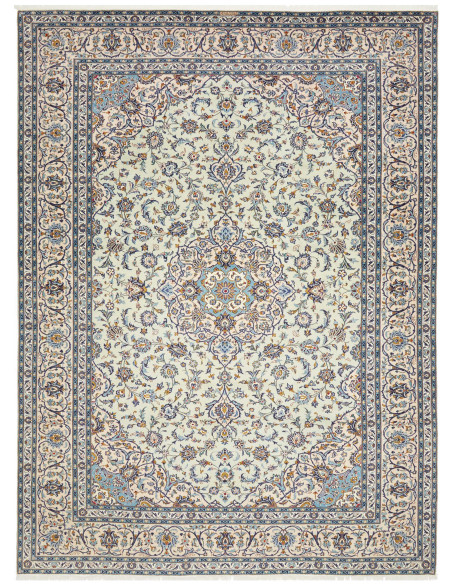 Tappeto Originale Kashan Persia 303x410 Crema B