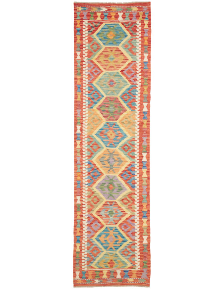 Tappeto Originale Kilim Afghanistan 78x294 Ross