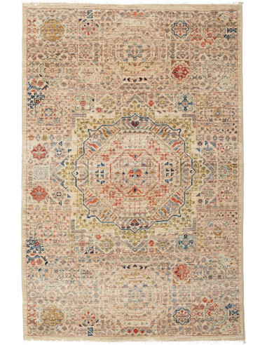 Hand Made Rug Mamlouk Pakistan 78x123 Beige Ivo