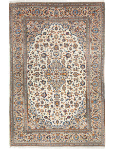 Tappeto Originale Kashan Persia 198x303 Avorio