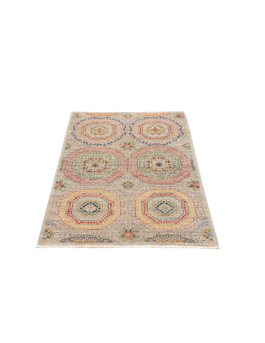 Hand Made Rug Mamlouk Pakistan 79x124 Beige Mul