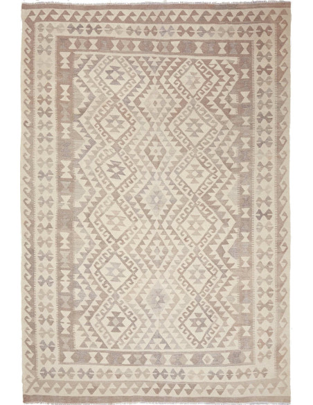 Hand Made Rug Kilim Afghanistan 197x291 Beige I