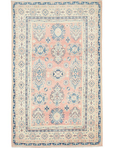 Kazak 95x155 Cm Kazak Afghanistan Hand-carded Wool Cotton