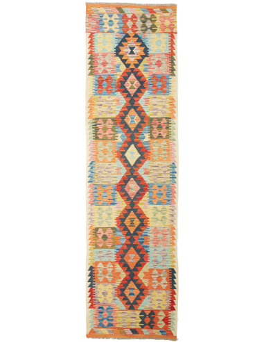Hand Made Rug Kilim Afghanistan 78x286 Multicol