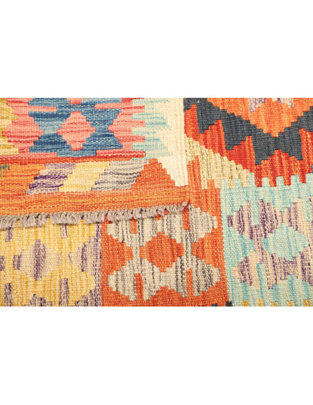 Hand Made Rug Kilim Afghanistan 78x286 Multicol