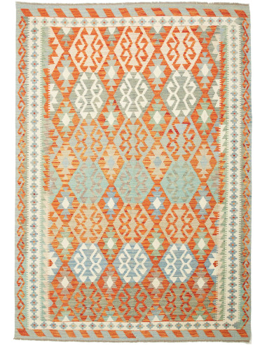 Hand Made Rug Kilim Afghanistan 164x240 Orange