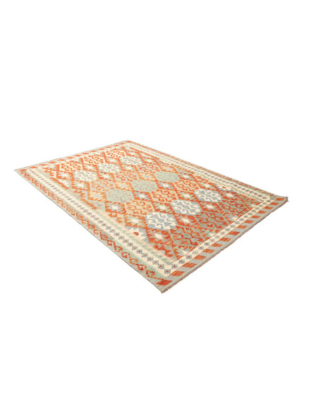 Hand Made Rug Kilim Afghanistan 164x240 Orange