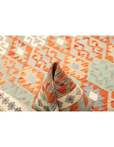 Hand Made Rug Kilim Afghanistan 164x240 Orange