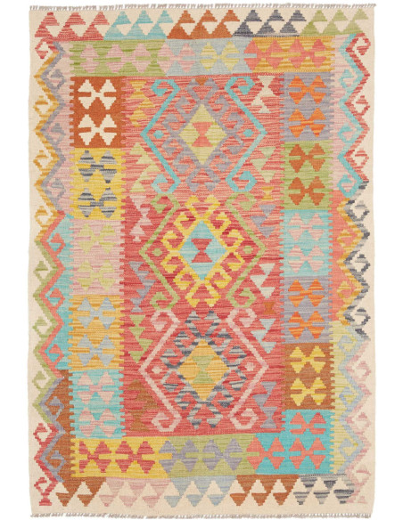 Tappeto Originale Kilim Afghanistan 102x146 Ros