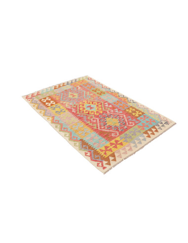 Hand Made Rug Kilim Afghanistan 102x146 Red Mul