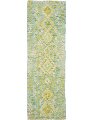 Tappeto Originale Kilim Afghanistan 75x237 Verd