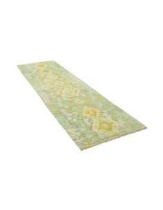 Tappeto Originale Kilim Afghanistan 75x237 Verd 2