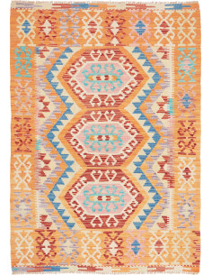 Tappeto Originale Kilim Afghanistan 101x139 Ara