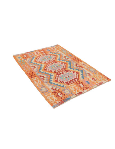 Hand Made Rug Kilim Afghanistan 101x139 Orange