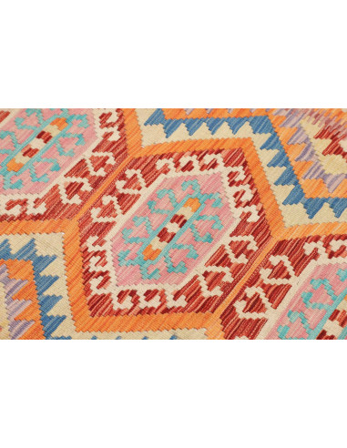Hand Made Rug Kilim Afghanistan 101x139 Orange