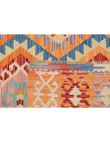 Hand Made Rug Kilim Afghanistan 101x139 Orange