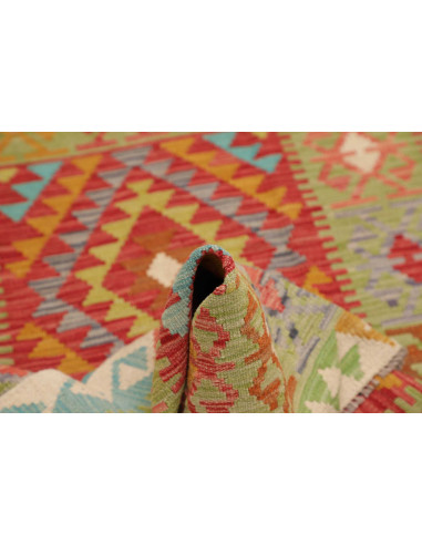 Hand Made Rug Kilim Afghanistan 101x156 Green R
