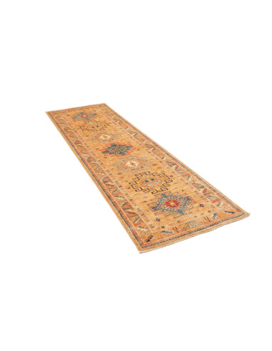 Hand Made Rug Kazak Fine Pakistan 79x252 Ochre