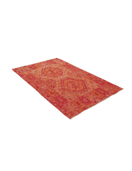 Hand Made Rug Kilim Afghanistan 118x179 Red Ora