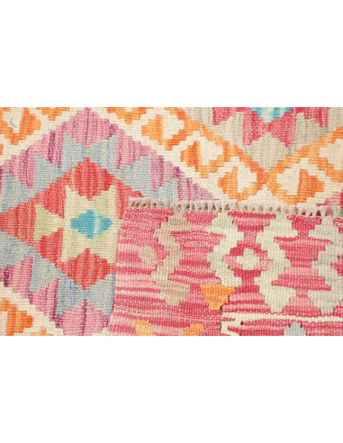 Hand Made Rug Kilim Afghanistan 98x146 Red Mult