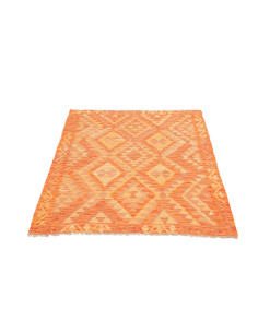 Hand Made Rug Kilim Afghanistan 100x136 Orange 2