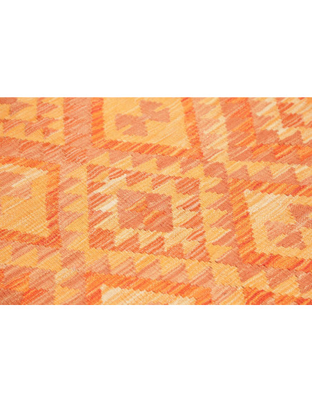 Hand Made Rug Kilim Afghanistan 100x136 Orange
