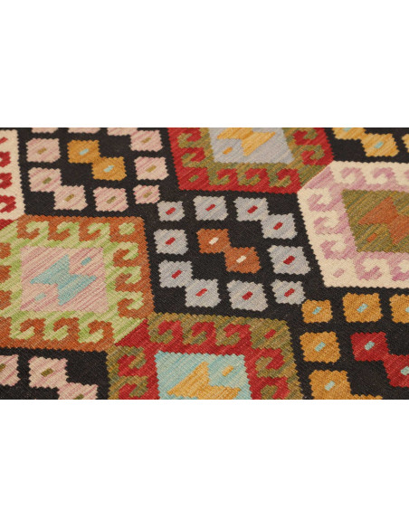 Hand Made Rug Kilim Afghanistan 124x183 Black M