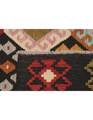 Hand Made Rug Kilim Afghanistan 124x183 Black M