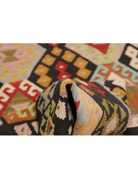 Hand Made Rug Kilim Afghanistan 124x183 Black M