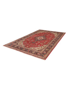 Hand Made Rug Tabriz Persia 200x300 Red Ivory 2