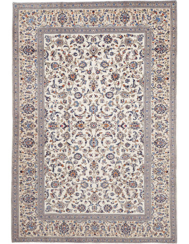 Tappeto Originale Kashan Persia 203x297 Avorio
