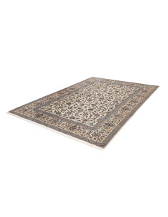 Hand Made Rug Kashan Persia 203x297 Ivory Blue 2