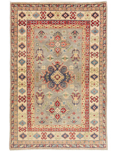 Hand Made Rug Kazak Pakistan 96x147 Grey Beige