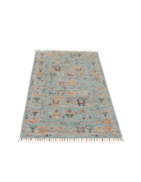 Tappeto Originale Rubin Pakistan 80x125 Azzurro