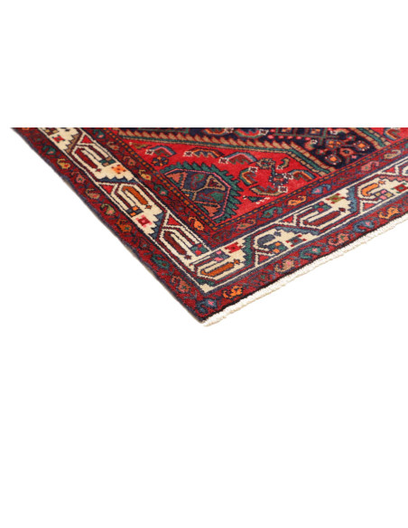 Tappeto Originale Hamadan Persia 115x368 Rosso