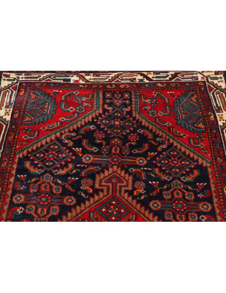 Tappeto Originale Hamadan Persia 115x368 Rosso
