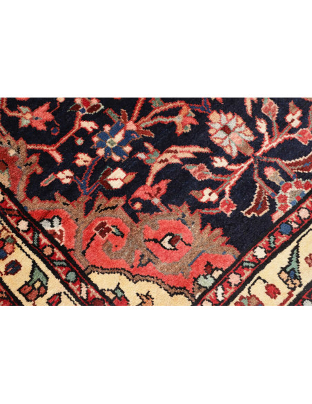 Tappeto Originale Hamadan Persia 122x443 Blu Sc