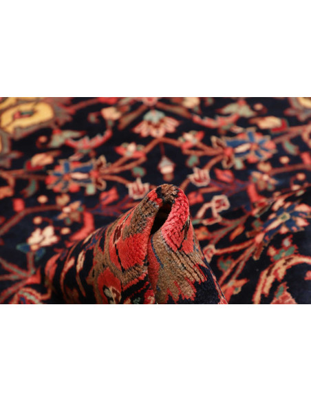 Tappeto Originale Hamadan Persia 122x443 Blu Sc