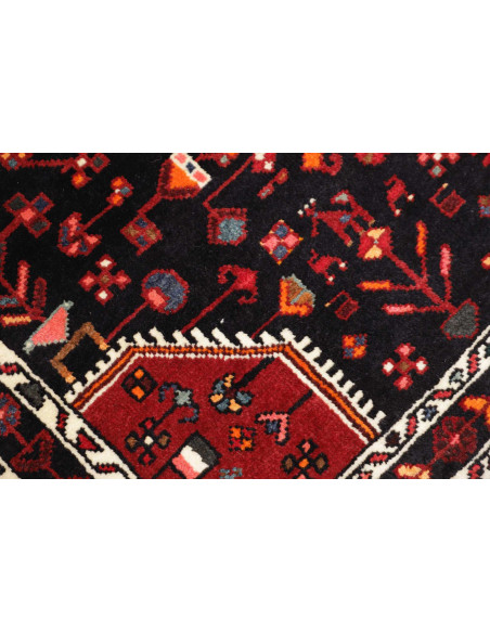 Tappeto Originale Hamadan Persia 136x227 Nero R