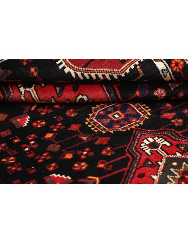 Tappeto Originale Hamadan Persia 136x227 Nero R