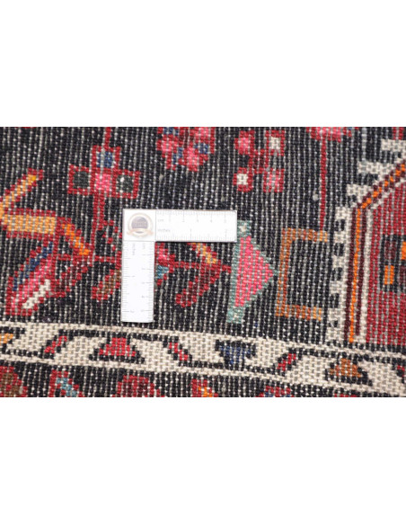 Tappeto Originale Hamadan Persia 136x227 Nero R