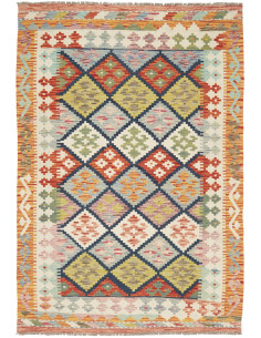 Kilim 125x184 Cm Kilim Afghanistan Hand-carded Wool warp: