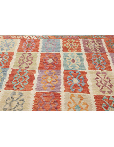 Hand Made Rug Kilim Afghanistan 413x495 Red Lig