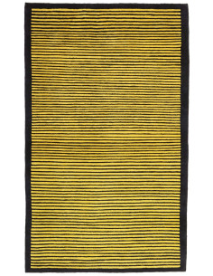 Hand Made Rug Kathmandu Nepal 90x160 Mustard Ye