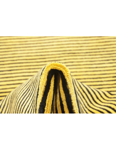 Hand Made Rug Kathmandu Nepal 90x160 Mustard Ye
