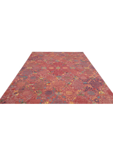 Hand Made Rug Floralia Pakistan 204x296 Red Mul