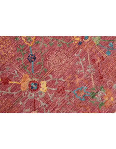 Hand Made Rug Floralia Pakistan 204x296 Red Mul