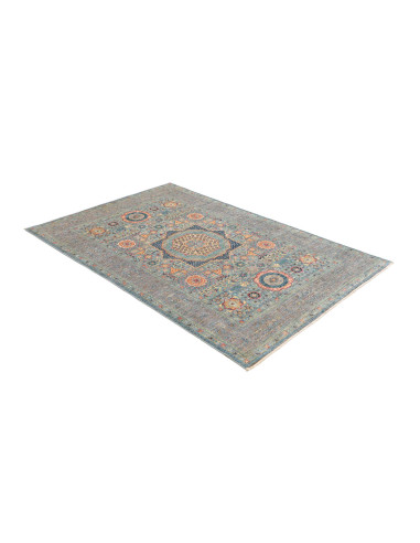 Hand Made Rug Kairo Pakistan 124x190 Light Blue